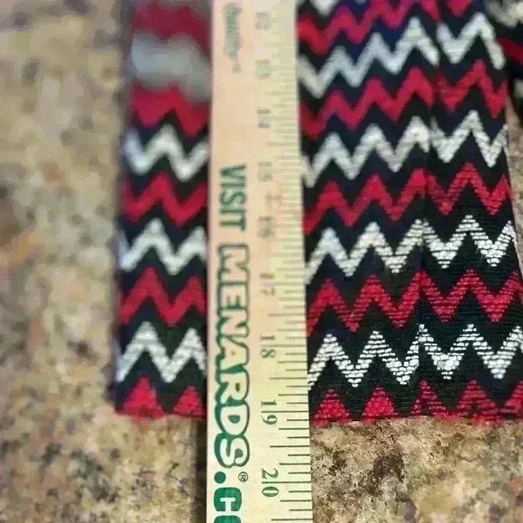 Kasper Womens Red And White Zig Zag Pattern Blazer. Size 12 Lined - Picture 10 of 14